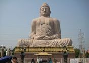 Big buddha in bodhgaya by Langford.  Tags: Bihar, Bodh Gaya.