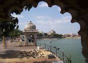 lakhota lake, Jaamnagar by on_the_go.  Tags: Lakes.