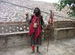 An aghori sadhu on river bank