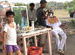 Street barber, Agra