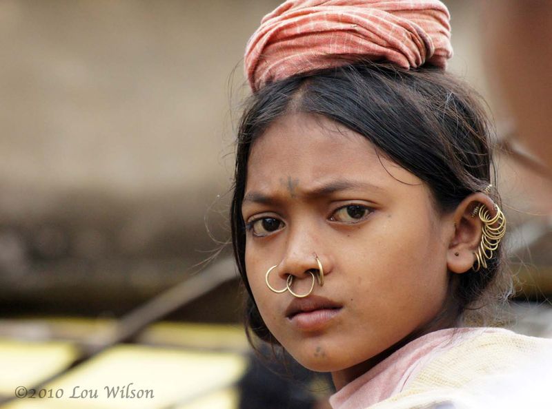 Dongria Kondh Girl At the Onokudelli Market Dongria Kondh Girl At the Onokudelli Market