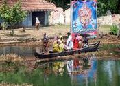 Backwaters, local transport by vonkla.  Tags: Transportation, Kerala Backwaters.