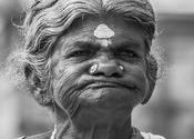 Lady In Tamil Nadu by Lou Wilson.  Tags: Tamil Nadu, Tiruvannamalai, Tamil.