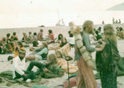 Anjuna - the morning after a beach party in the late '70s by Tarotray.  Tags: Anjuna, Goa, Anjuna Beach, morning, beach.