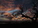 Sunset on the ruines