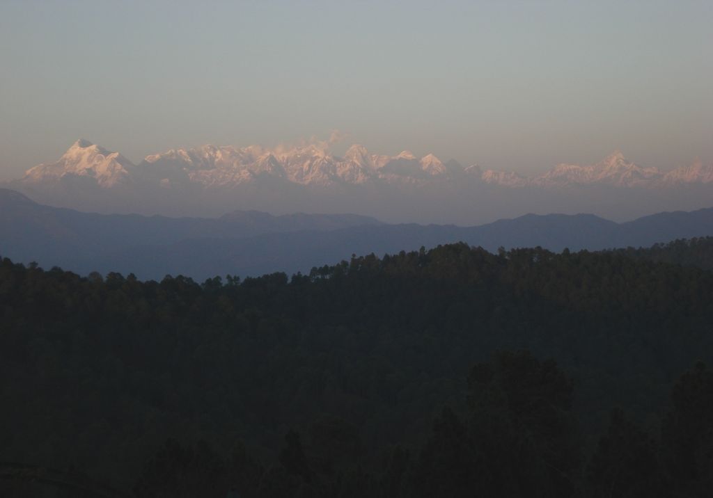 Sun set view of himalayan peaks Ranikhet India Travel Forum