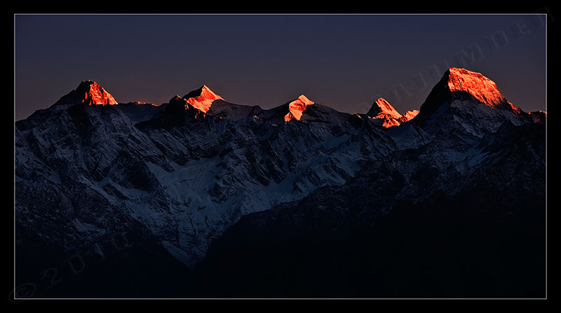 Himalayan Range at Dawn Himalayan Range at Dawn