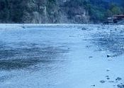 Kosi River in Ramnagar by journeyofalifetime.  Tags: Uttarakhand, Ramnagar, Uttar Pradesh, river.