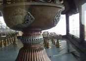 Diyas at the Main Temple by shilpaks.  Tags: temple.