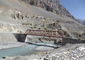 Chandra river by wethemortals.  Tags: Himachal Pradesh, Lahaul Spiti, river.