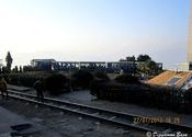 52549 Darjeeling Himalayan Toy Train stationed at Batasia Loop by dipyamanbasu.  Tags: West Bengal, Darjeeling, ghum, Batasia Loop, Trains, Toy Trains.