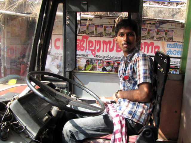 A brave busdriver A brave busdriver