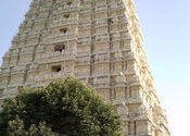 Gopuram, Sri Ekambaranathar Temple, Kanchipuram by machadinha.  Tags: Kanchipuram, Tamil Nadu, Kancheepuram, Temples and Monuments, temple.