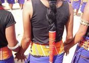 Hair Adornments by theyyamdancer.  Tags: Nagaland.