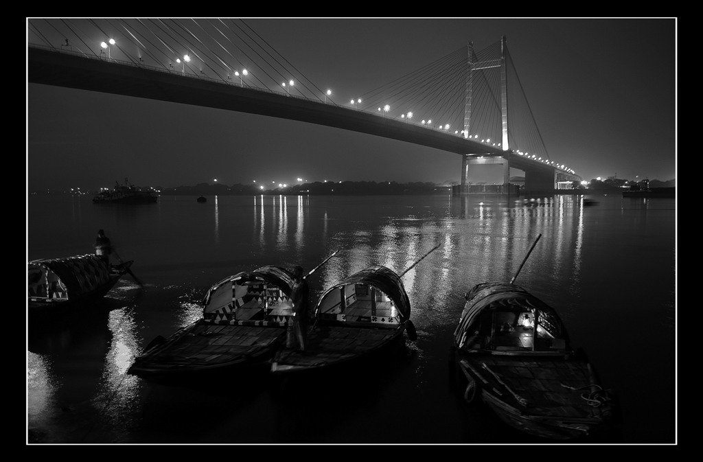 Vidyasagar Setu at Night Vidyasagar Setu at Night