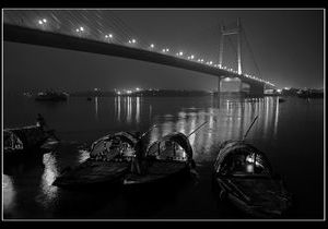 Vidyasagar Setu at Night
