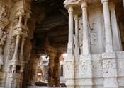 Hampi. Inside Vittala Temple. by Khandoma.  Tags: Hampi, Karnataka, Temples and Monuments, temple.