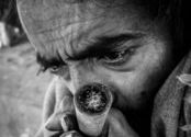 Lost in smoke by fotobaba.  Tags: Uttar Pradesh, Allahabad.