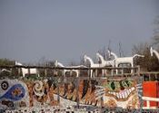Rock Garden mosaic by Figment.  Tags: Chandigarh, garden.