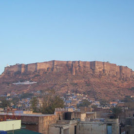 mehrangarh fort - early morning: mehrangarh fort - early morning