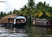 Houseboat by Parijai Pakhi.  Tags: Kerala, Kumarakom.