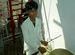 Drummer at Mahiar Temple