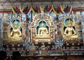 Golden temple, Bylakuppe by vonkla.  Tags: Bylakuppe, Karnataka, Golden Temple, Temples and Monuments, temple.