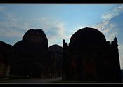 Daybreak at Ashtur by biman.  Tags: Karnataka, ashtur, bidar, bahmani tomb.