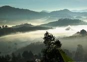 Pre-dawn view towards Burma border from Champai, Mizoram by ks_bluechip.  Tags: Mizoram, champhai.