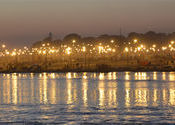 Mahakumbh during night by Prakaant.  Tags: Uttar Pradesh, Allahabad, mahakumbh.