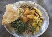 Home Cooking On Wood Fire by Lou Wilson.  Tags: Restaurants in India, Crossing the Border, Food in India, home.