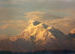 Trishul at sunset