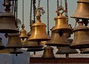 Temple bells, Bateshwar by Klompen.  Tags: Uttar Pradesh, bateshwar, temple.