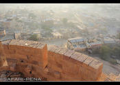 Sunrise from Jaisalmer Fort by Safari-Pena.  Tags: Rajasthan, Jaisalmer, Jaisalmer Fort, fort, Sunrises, Temples and Monuments.