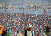 Mahakumbh at Triveni by Prakaant.  Tags: Uttar Pradesh, Allahabad, mahakumbh.