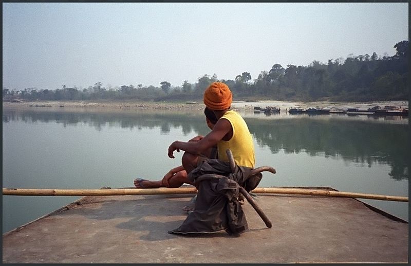 At the Tiller, Siang Crossing At the Tiller, Siang Crossing