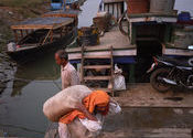 On the Boat by theyyamdancer.  Tags: Dibrugarh, Assam, Arunachal Pradesh, Transportation.