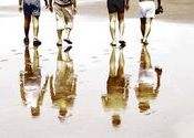 Walk by the beach by piyush.sharma8.  Tags: Valsad, Gujarat, beach.