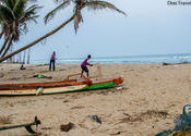 Beach Cricket Pondicherry by Desi Traveler.  Tags: Puducherry, cricket, beach.