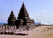 Shore Temple, 1977 by Wanderer22.  Tags: Mamallapuram, Tamil Nadu, temple.