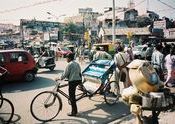 Outside Pahar Ganj, Chelmsford Rd, Delhi by unclelach.  Tags: Delhi, New Delhi, Pahar Ganj.