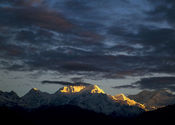 Kanchenjunga from Pelling by nilanjanpal.  Tags: Sikkim, Pelling, Kanchenjunga.