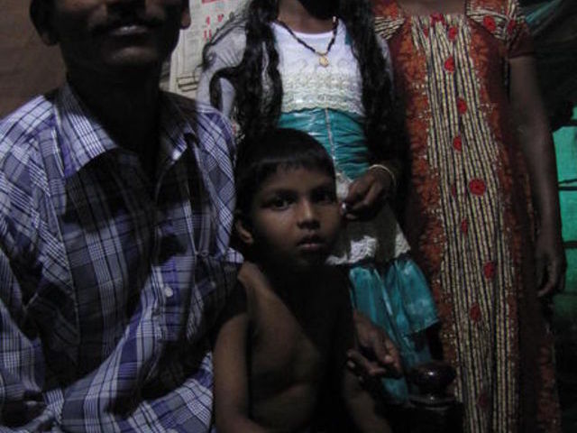 Malayali family: Our host and his family in their tent-home Malayali family: Our host and his family in their tent-home