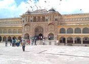Entrance of Amber Fort, Jaipur, Rajasthan by traveljerk.  Tags: Rajasthan, Jaipur, Amber Fort, fort, amber.