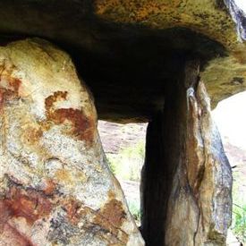 Close up of Muniyara Dolmen nr Marayoor, Kerala: Close up of Muniyara Dolmen nr Marayoor, Kerala