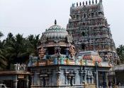 Thirunageswaram, Raaghu Bagavan temple by vonkla.  Tags: Tamil Nadu, Kumbakonam, temple.