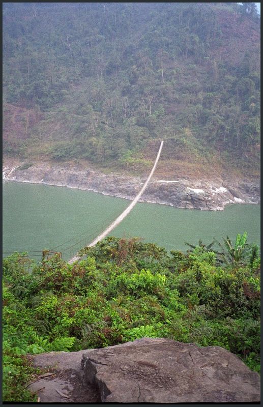 Arunachal Rope Bridge Siang Valley India Travel Forum