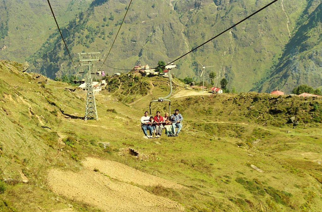 Cable car ride at Auli India Travel Forum