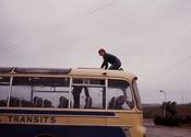 Overland Bus 1975 by camelgirl.  Tags: Crossing the Border, overland, Buses in India.