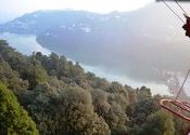 The awesome Nainital lake at a considerable height from the Cable Car (Rope Way) on the way to Snow view mountain by AYAN MUKHERJEE.  Tags: Nainital, Uttarakhand, Nainital Lake, Lakes.